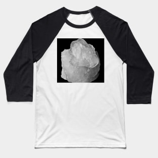 Ice on a Black Background Baseball T-Shirt